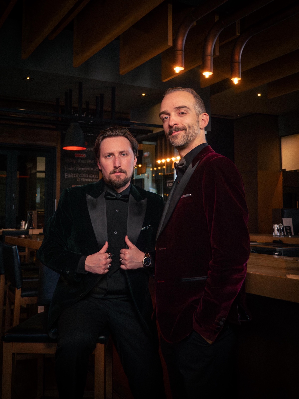 Scène de tournage avec Les intrus